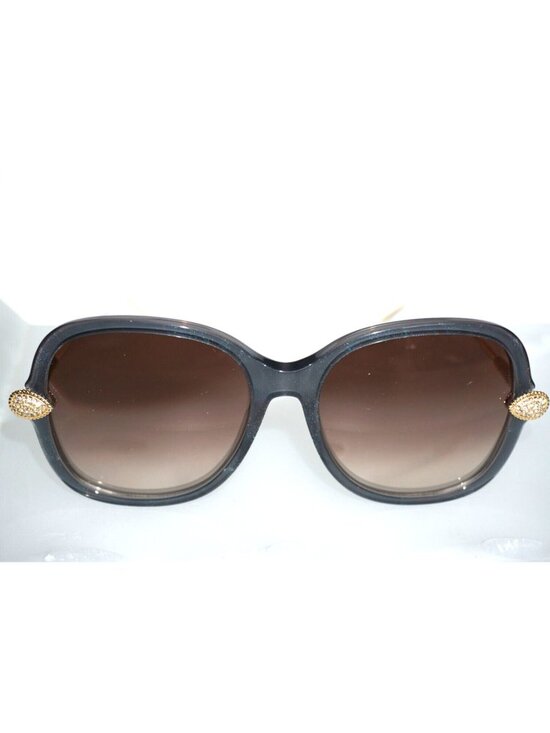 BOUCHERON 0032S 004 Gray Acetate, Metal Sunglasses France Designer main image 5